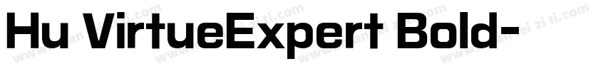 Hu VirtueExpert Bold字体转换